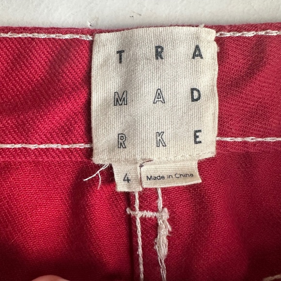 TRADEMARK Red Women's Straight Leg Jeans - Picture 3 of 9
